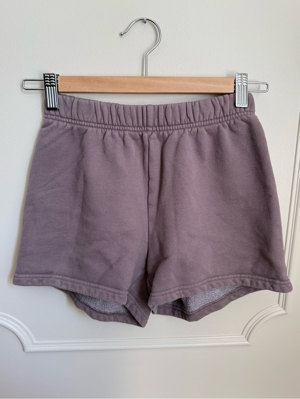 TNA Mauve Elastic-Waist Cozy Shorts